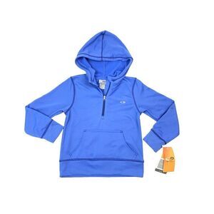 Champion Kids Blue Zip Front Hooded Jacket Size X-Small NWT